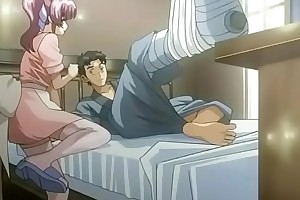 hot anime teen giving a hard blowjob sex