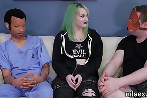 Flirty teen was lay an egg anal crevice convalescent home be advisable for awkward treatment