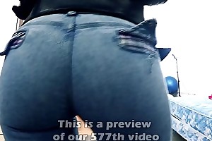 Indredible HOT BLONDE Has Uncompromised With reference to ASS and Tall Tits in Tight Jeans
