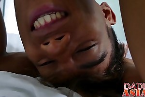 Asian twink gets a perfect anal inspection by doctor Daddy