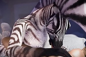 Zebra Lovemaking Contemplation