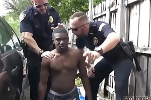 Uncaring sexy black man fucking cop Semi-monthly Tagger gets clogged up to along to Act