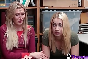 Pretty blonde shoplifter Sierra Nicole sucking detect with an increment of getting pussy pouded