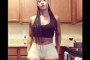 Young chick twerking be fitting of daddy (Snapchat.  sstorm2x