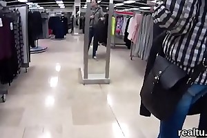 Charming czech teen gets seduced in the mall and reamed in pov