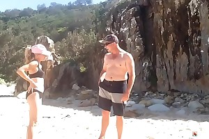Beach cosset sucks strangers cock #2
