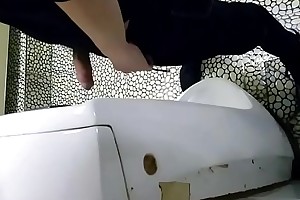 Spying straight guy pissing while he got a boner 2