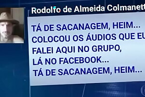 Passou no Jornal Nacional da Globo meus áudios no zap no facebook