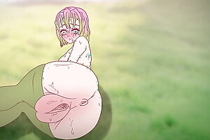Mitsuri seduces with her unselfish pussy ! Porn demon slayer Hentai ( cartoon 2d ) anime