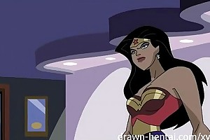 Superman anime - appreciation woman vs captain america