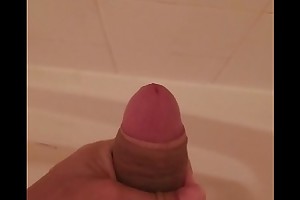 Masturbating in rub-down the shower. First blear