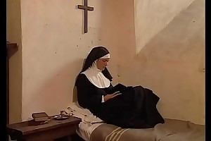 Shameless cute nun banged by a big cock nearly the convent