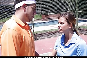 Therealworkout - keisha grey pounded after playing tennis