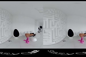 StasyQVR - 180 VR Porn Motion picture - Rollicking Fishnets with SilyQ