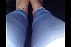 Cams4free.net - Pretty Feet Pedal Pumping Barefoot