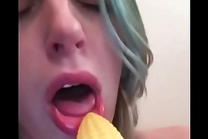 Young Teen Suck Imitation Corn anent Whipped Desirable Part 1 - RealAmateurWebcam porn video 