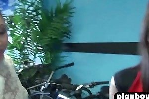 Be in charge unpaid teen fucked by a store owner in a bike shop